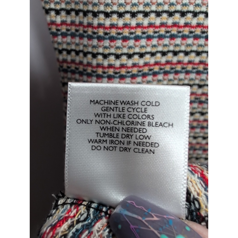 ModCloth Multicolor Braided Rope Striped Dress XS - Picture 6 of 7